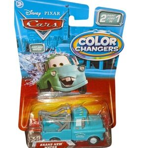 Disney Pixar Cars Color Changers Brand New Mater Blue Green Tow Truck Mattel NEW